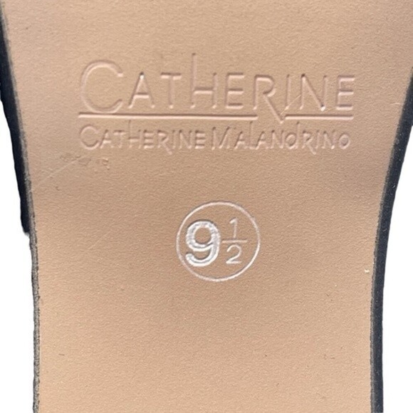 Catherine Malandrino Boots 9.5 Dnonita Black Stretch Knit Sock Bootie Heel - Picture 9 of 9